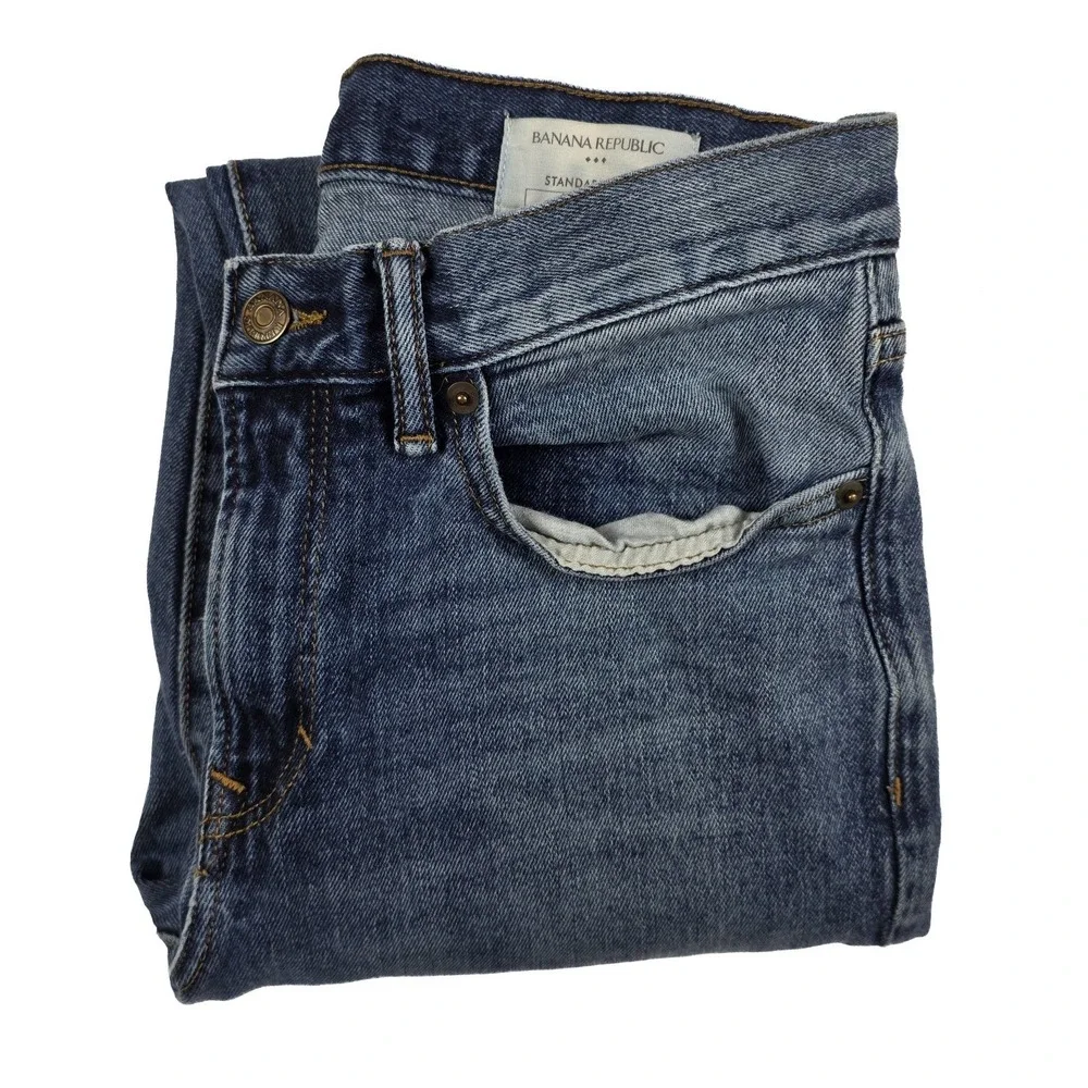 Banana Republic Blue Standard Jean Slim Fit Men's Size 30x32
